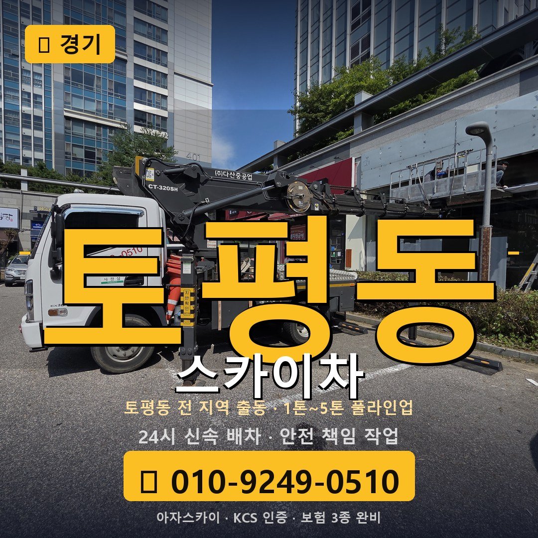 경기 토평동 스카이차 - 아자스카이