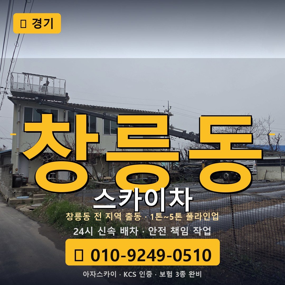 경기 창릉동 스카이차 - 아자스카이
