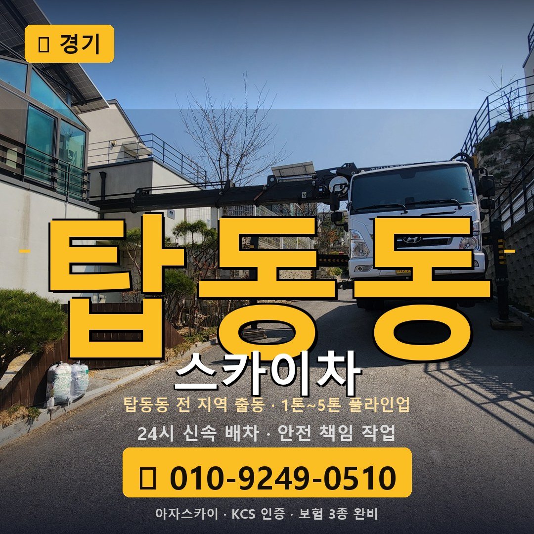 경기 탑동동 스카이차 - 아자스카이