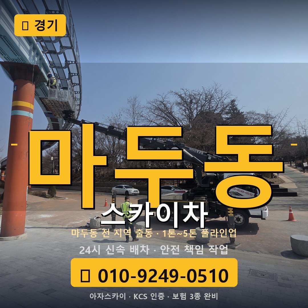 경기 마두동 스카이차 - 아자스카이