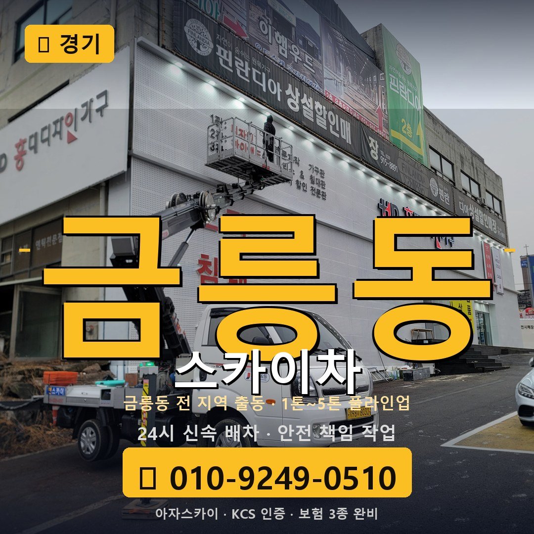 경기 금릉동 스카이차 - 아자스카이