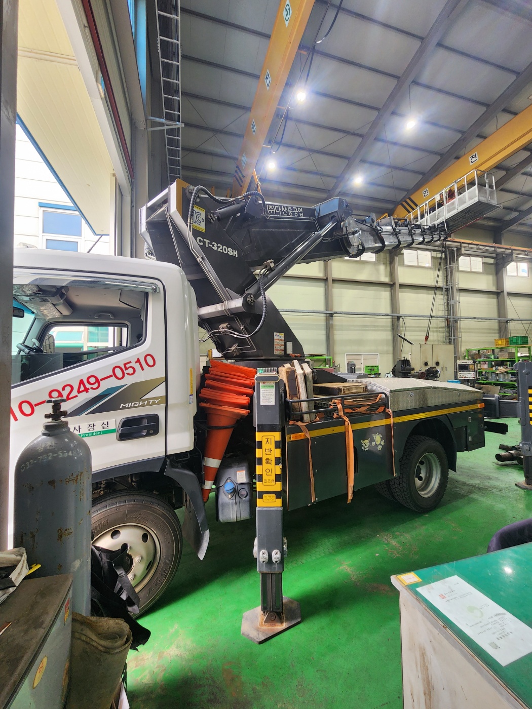 화성 스카이차 현장작업 7 - 고소작업 안전시공